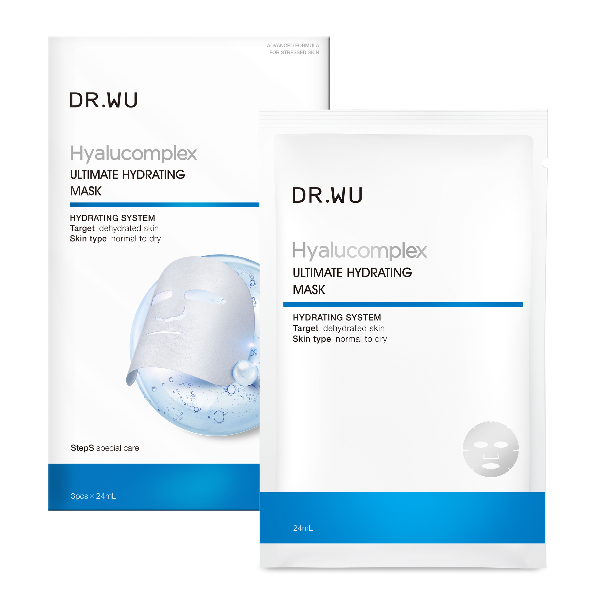 DR.WU玻尿酸保濕微導面膜3PCS