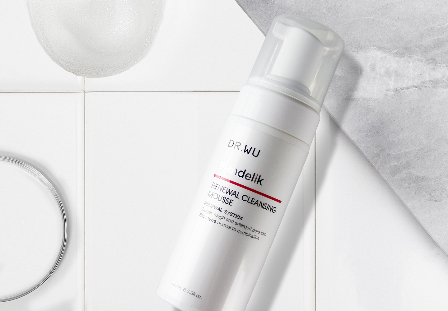 杏仁酸煥膚潔顏慕斯160ML