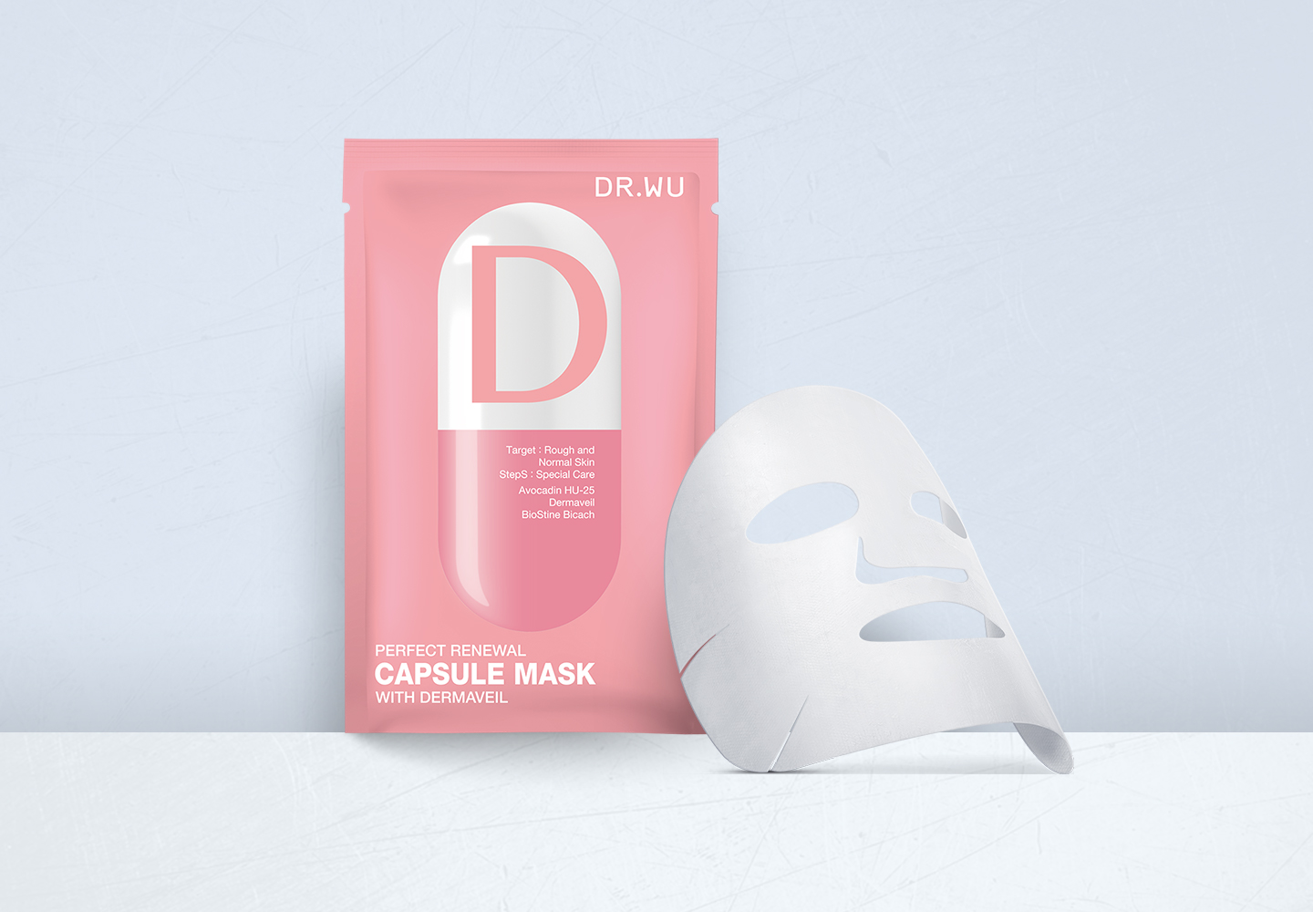 DR.WU煥顏嫩膚膠囊面膜3片入-D