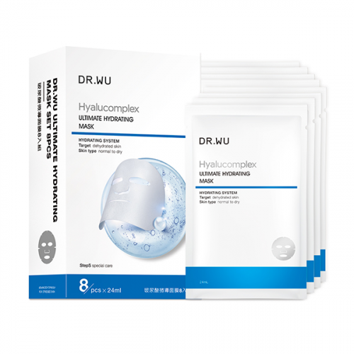 DR.WU玻尿酸保濕微導面膜8入組
