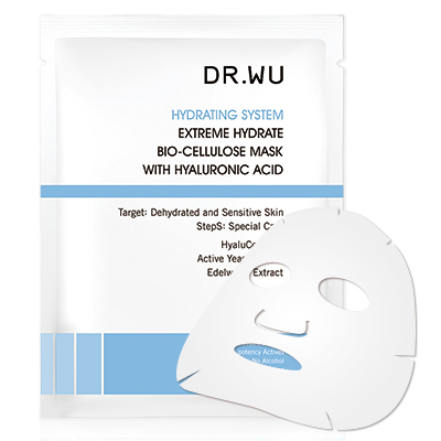 DR.WU保濕亮白生物纖維面膜3PCS